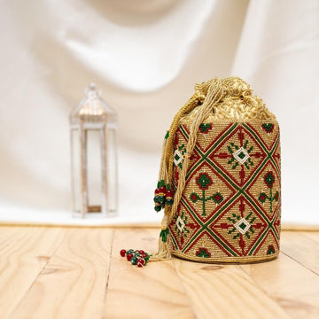 Moti Patola Beaded Batva Potali Chanda Tree Memorable 915