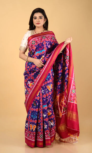Double Ikat Patola Saree
