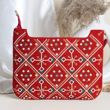 Patola Beaded Handbag
