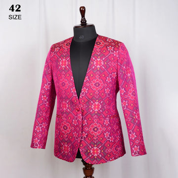 Women Blazer Single Ikat Patola
