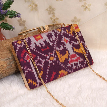 Single Ikat Patola Clutch