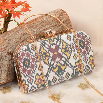 Single Ikat Patola Clutch