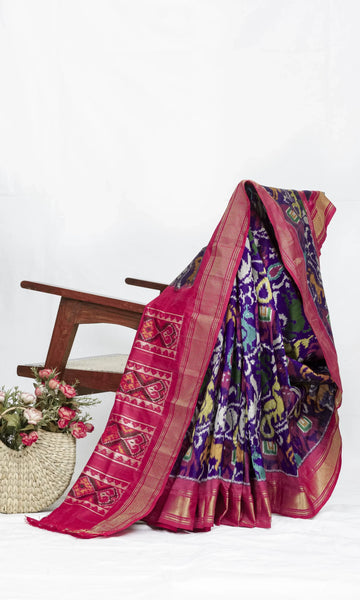 Pochampally Ikat Patola Saree