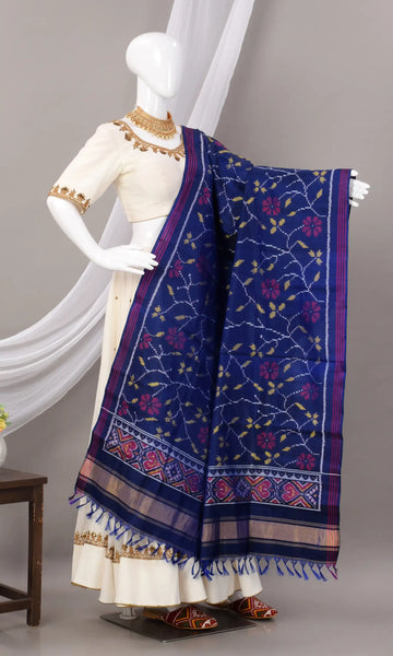 Single Ikat Patola Dupatta