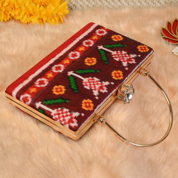 Double Ikat Patola Clutch