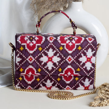 Double Ikat Patola Clutch