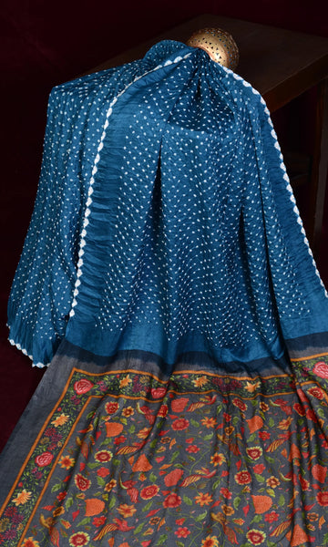 Pichhwai Bandhani Saree