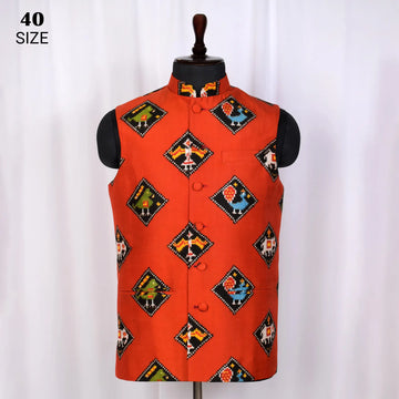 Modi Jacket Double Ikat Patola