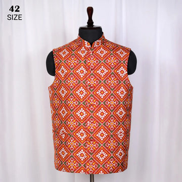 Modi Jacket Double Ikat Patola