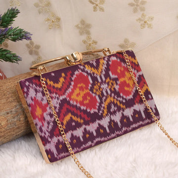 Single Ikat Patola Clutch