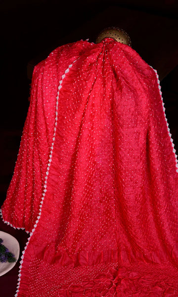 Makadi Bandhani Saree