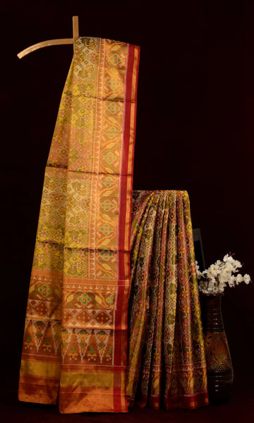 Tissue Single Ikat Patola Saree
