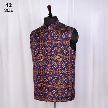 Modi Jacket Single Ikat Patola