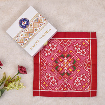 Double Ikat Pocket Square