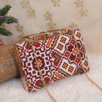 Double Ikat Patola Clutch