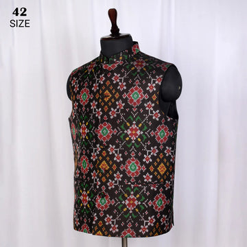 Modi Jacket Single Ikat Patola