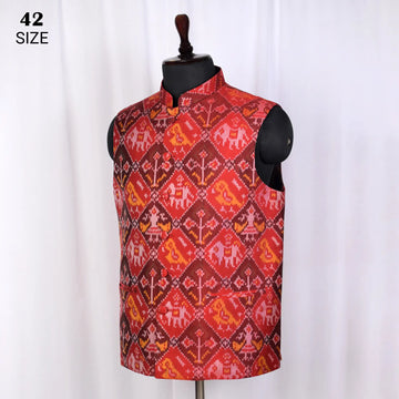 Modi Jacket Single Ikat Patola