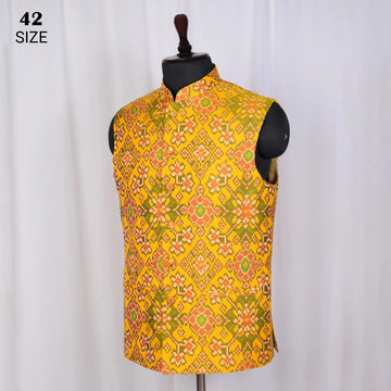 Modi Jacket Single Ikat Patola