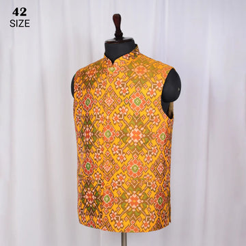 Modi Jacket Single Ikat Patola