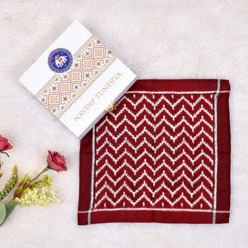 Double Ikat Pocket Square
