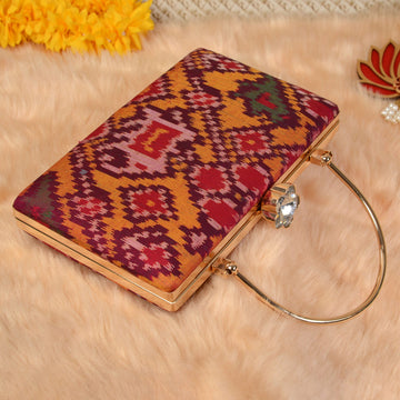 Single Ikat Patola Clutch