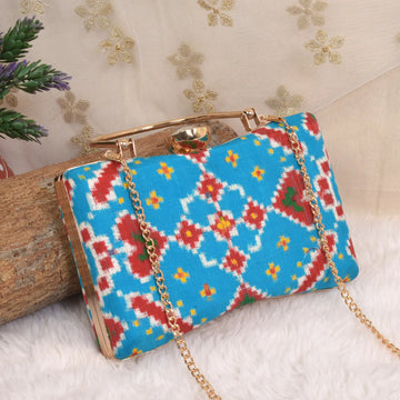 Double Ikat Patola Clutch