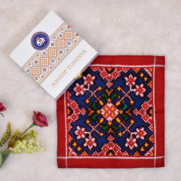 Double Ikat Pocket Square