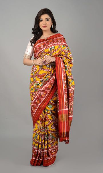 Double Ikat Patola Saree Patola Motifs