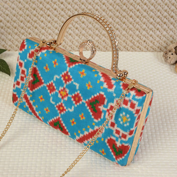 Double Ikat Patola Clutch