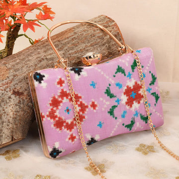 Double Ikat Patola Clutch