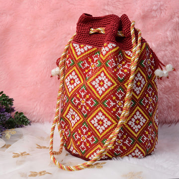Moti Patola Beaded Batva