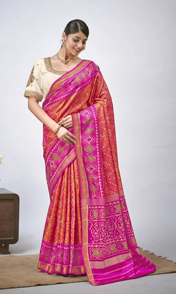 Rajkoti Patola Saree