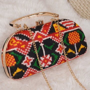 Double Ikat Patola Clutch
