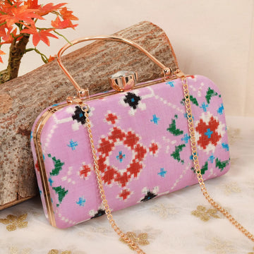 Double Ikat Patola Clutch