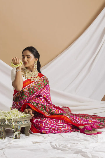 Double Ikat Patola Saree