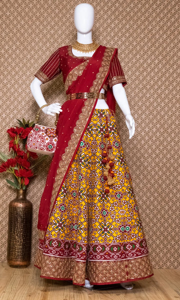 Double Ikat Patola Lehenga