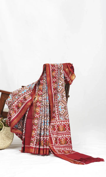 Double Ikat Patola Saree