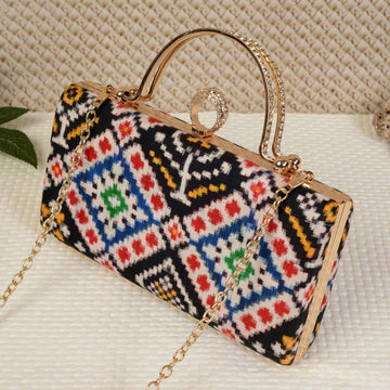 Double Ikat Patola Clutch