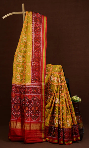 Single Ikat Patola Saree