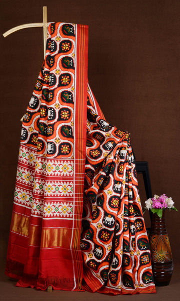 Double Ikat Patola Saree