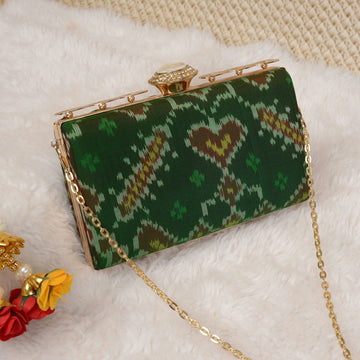 Single Ikat Patola Clutch