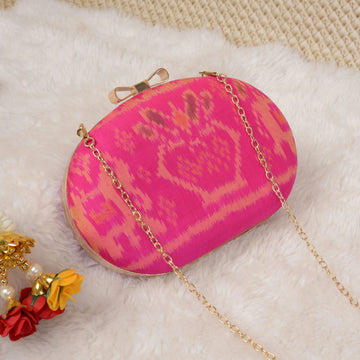 Single Ikat Patola Clutch