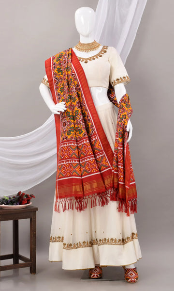 Double Ikat Patola Dupatta