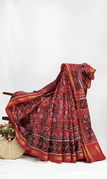 Single Ikat Patola Saree