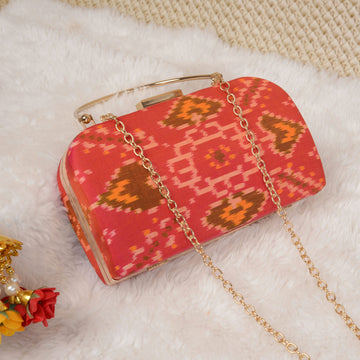 Single Ikat Patola Clutch
