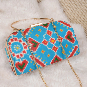 Double Ikat Patola Clutch