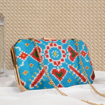 Double Ikat Patola Clutch