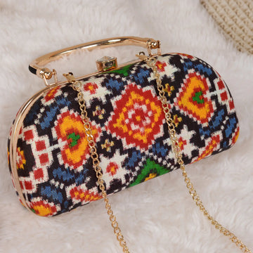 Double Ikat Patola Clutch