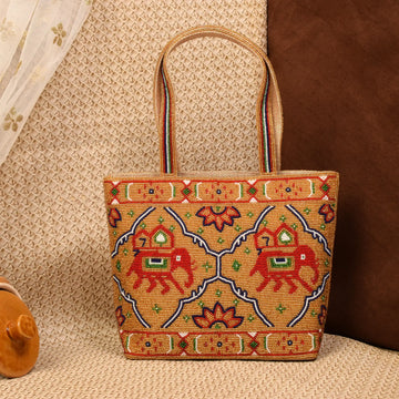 Patola Beaded Handbag