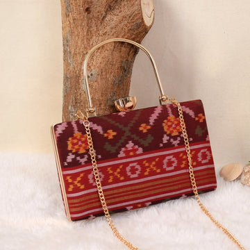 Single Ikat Patola Clutch